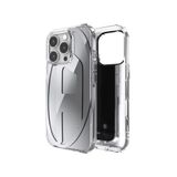 Diesel iPhone 16 Pro Uyumlu Oval D Aynalı (Mirror) Kılıf - Gümüş