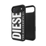 Diesel iPhone 17 Air Uyumlu Magsafe Destekli Core Kalıplı Kılıf - Siyah/Beyaz