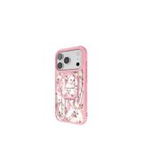 Diesel Iphone 17 Pro Oval D Kedi Desenli Magsafe Uyumlu Telefon Kılıfı - Pembe