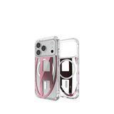 Diesel Iphone 17 Pro Oval D Metalik Pembe Magsafe Uyumlu Telefon Kılıfı - Şeffaf