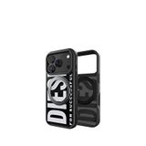Diesel Iphone 17 Pro Yüzük Standlı Beyaz Magsafe Uyumlu Telefon Kılıfı - Siyah