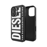 Diesel iPhone 17 Uyumlu Magsafe Destekli Core Kalıplı Kılıf - Siyah/Beyaz