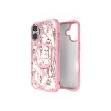 Diesel iPhone 17 Uyumlu Magsafe Destekli Oval D Kedi Desenli Kılıf - Pembe
