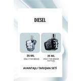 Diesel Only The Brave Edt 35 ml Tattoo Edt 35 ml Erkek Parfüm Seti