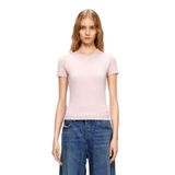Diesel PEMBE LOGOLU KADIN T-SHIRT