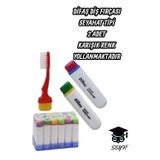 Difaş Diş Fırçası Seyahat Tipi 2 Adet Karışık Renk Yollanmaktadır