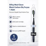 Difaş Med Clean Black Carbon Fırçası 1 Adet Koruyucu Kapaklı Siyah Karbon Fırça