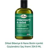 Difeel Biberiye & Nane Biotin içerikli Saç Kremi 354.9 ml - Yeşil
