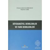 Diferansiyel Denklemler Ve Fark Denklemleri - Ünsal Ozan Kahraman