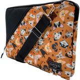 Differ Studio Desenli Su Geçirmez/unisex Kullanım/askılı/laptop/macbook/notebook/kılıfı/çantası - 13-14''