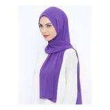 Differenza Krep Şifon Şal - Açık Mor