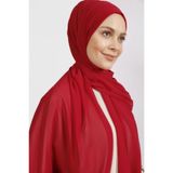 Differenza Krep Şifon Şal Koyu Kırmızı