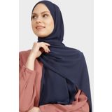 Differenza Krep Şifon Şal Lacivert