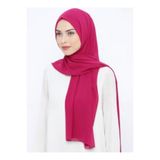 Differenza Krep Şifon Şal - Pastel Fuşya