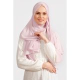 Differenza Krep Şifon Şal - Pastel Pudra