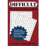 Difficult Word Search Puzzle Book: Challenging Word search with easy to read print | 6x9 inches, 110 pages | 50+ puzzles with more than 400 words | ... holidays and to strengthen your mind