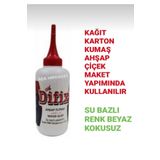 DİFİX AHŞAP ÇİÇEK MAKET KUMAŞ KARTON TUTKALI SU BAZLI KOKUSUZ BEYAZ RENK 100gr
