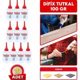 Difix Tutkal Yapıştırıcı 100 gr - 10 ADET