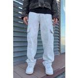 DİFRANSEL Double Cep Detaylı Erkek Kargo Baggy Pantolon