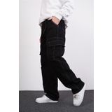 DİFRANSEL Double Cepp Detaylı Kargo Erkek Baggy Pantolon