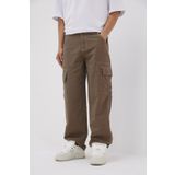 DİFRANSEL Erkek Kargo Cepli Camel Baggy Pantolon