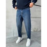 Difransel Jeans Erkek Rahat/fit Kalıp Boyfriend Jean Pantolon - Eskitme Mavi - 30