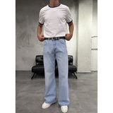 Difransel Jeans Flare Ispanyol Paça Mavi Yıkamalı Fit Jean - 30