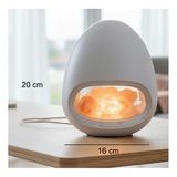 Difüzör Tuz Kristali Işıklı Aroma – Mini Masaüstü Nemlendirici ve Gece Lambası