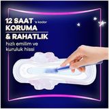 Diğer 126593092 Orkid Platinum Hijyenik Ped Gece Ekstra Plus Boy 5 Süper Ekonomik Paket 14 Adet Ped