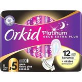 Diğer 126593833 Orkid Platinum Gece Ekstra Plus Boy 5 8 Adet Hijyenik Ped 3Lü Paket