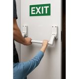 Diğer 126602569 Panik Bar, Acil Çıkış Kapı Kolu, Sertifikalı, Çift Yön Ayarlanabilir, Metal Gövdeli, Kolay Montajlı, Yangın Kaçış Mekanizması