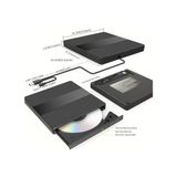 Diğer 126647480 Harici Usb 3.0 Ve Type-C Dvd-Rom Dvd-Rw Optik Sürücü, Usb Ve Type C Kablolu, Pc, Tablet, Dvd Player, Çizgili Metal Tasarım Ultra Slim Cd Rom Okuyucu X350