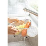 Diğer 131573341 Ayaklı Lavabo Süzgeci Mutfak Ve Banyo İçin Metal File Gider Süzgeci Gıda Artığı Ve Saç Tutucu Drenaj Koruyucu Açık Gri