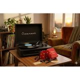 Diğer 131738776 Casablanca Retro Çanta Pikap - 3 Devirli 33/45/78 , Dahili Hoparlörlü, Bluetooth Bağlantılı, Nostaljik Taşınabilir Plak Çalar - Siyah
