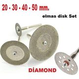 Diğer 2 3 4 5 cm Elmas Disk set Mermer Zımpara Aşındırma Cam Taş Granit Kesme