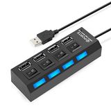 Diğer 4 PORT USB 2.0 HUB ÇOĞALTICI USB ÇOKLAYICI SWITCH 4863p ANAHTARLI