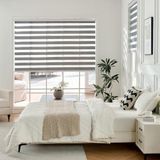 Diğer 57858324441394299283959 Windows İçin Akülü Zebra Rulo Tonları, Gri Şeffaf Mini Zebra Panjurlar 34 "w Sürgülü Cam Kapı Penceresi İçin Çift Katmanlı Işık Filtreleme Acı Kahve 0.30
