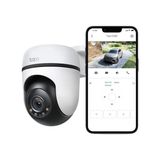 Diğer 57858324449352699283959 Tp-Link C500 V2.0 Işıklı Ve Renkli Gece Görüşlü, Sesli Ve Işıklı Alarmlı, Yatay/dikey 360 Derece, Dış Mekan Wi-Fi Güvenlik Kamerası Açık Gri