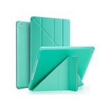 Diğer 57858324451772599283959 İpad Air 3 10.5" İle Uyumlu Kılıf Trifolding Arkası Silikon Smart A2152 A2123 A2153 A2154 Turkuaz Addison