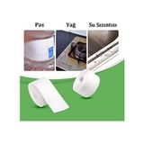 Diğer 57858324453947299283959 Sızdırmazlık Bandı Lavabo Bantı Banyo Mutfak Lavabo Küvet Duş Teknesi Su Geçirmez Kenar Bant 320 Cm X 37 Mm Açık Gri