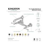 Diğer 57858324454162099283959 Ks7247Bl İngiliz Ülke Duvara Monte Gemi Lavabo Musluğu, Pirinç, 6-5/8" Açık Ceviz