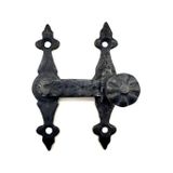 Diğer 76849935 Antika Tarz Dekoratif Pirinç Kapı, Pencere Mandalı - 82X65 Mm, Oksit