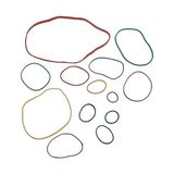 Diger Apli Renkli Paket Lastiği 100 gr Karışık Boy - Standart