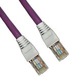Diğer Cat7 Patch Kablo 5 Metre U/utp Lszh %100 Saf Bakır Cu/cu 10 Gigabit 600mhz - Mor