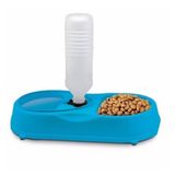 Diğer Hazneli 2x300 ml Kedi ve Köpek İçin Su Mama Kabı