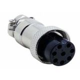 Diğer IC261M 12mm 5 Pin Mini Mayk Fiş Kablo Monte Dişi