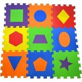 Diger Karakterler Çocuk Oyun Karosu - Eva Puzzle Yer Matı - Geometrik Şekiller