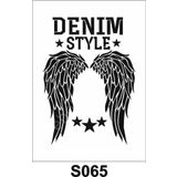 Diğer Karışık Desenler Stencil Şablon (21x30) S-065