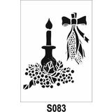 Diğer Karışık Desenler Stencil Şablon (21x30) S-083