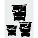 Diğer Karışık Desenler Stencil Şablon (21x30) S-239